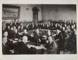 Sicherheit Konferenz von Locarno 1925 Iconic  Photo, VINTAGE