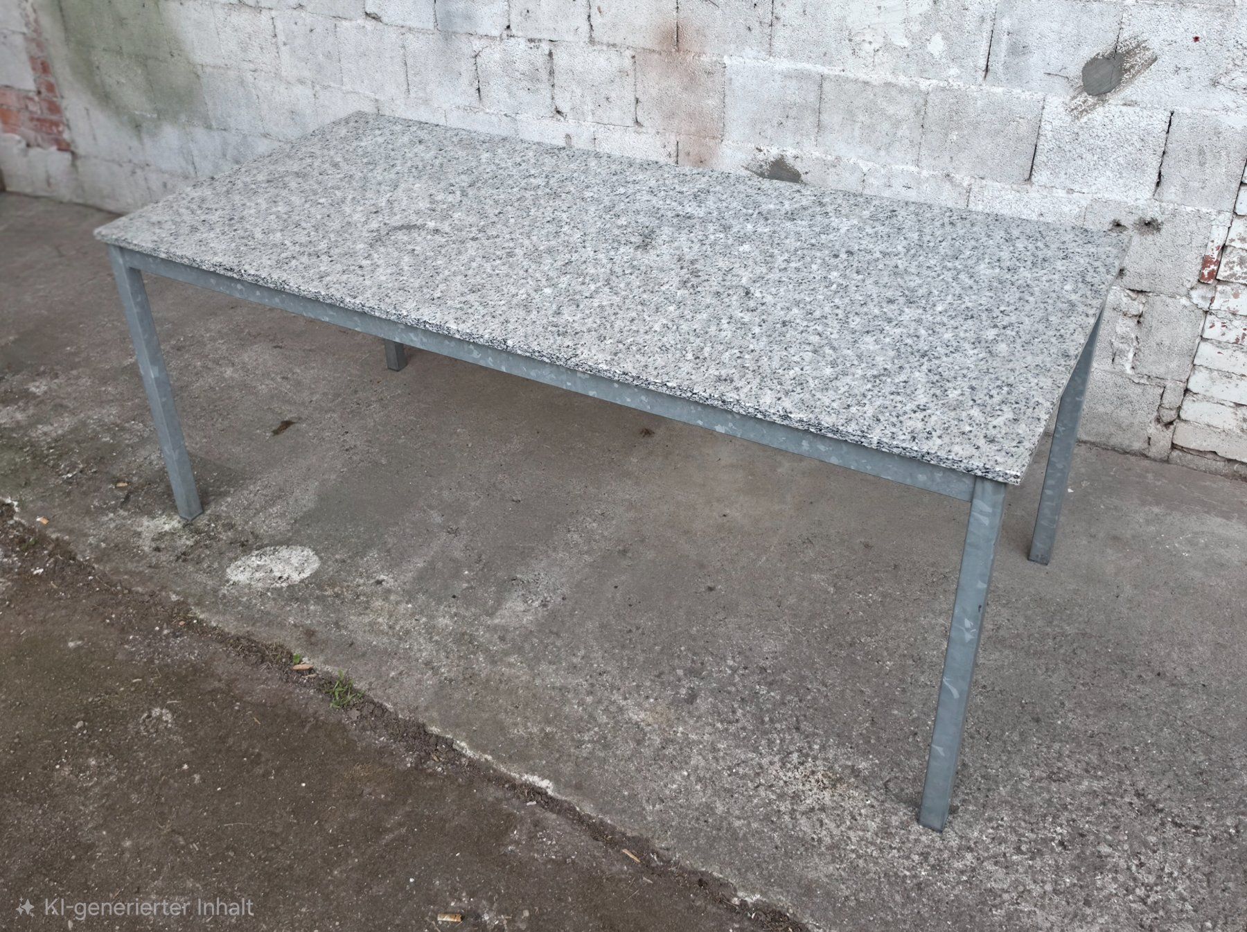 Tavoli: Granittisch / Gartentisch – Usato da Etzgen venduto da VierRingeA6
