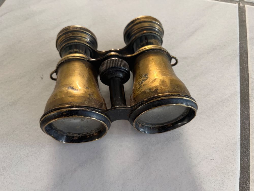 Ancienne Paire De Jumelles Lemaire Fabricant Paris – France – Avec étui