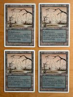 4x Misprint // Heer der geplagten Skelette // Sumpf // Magic