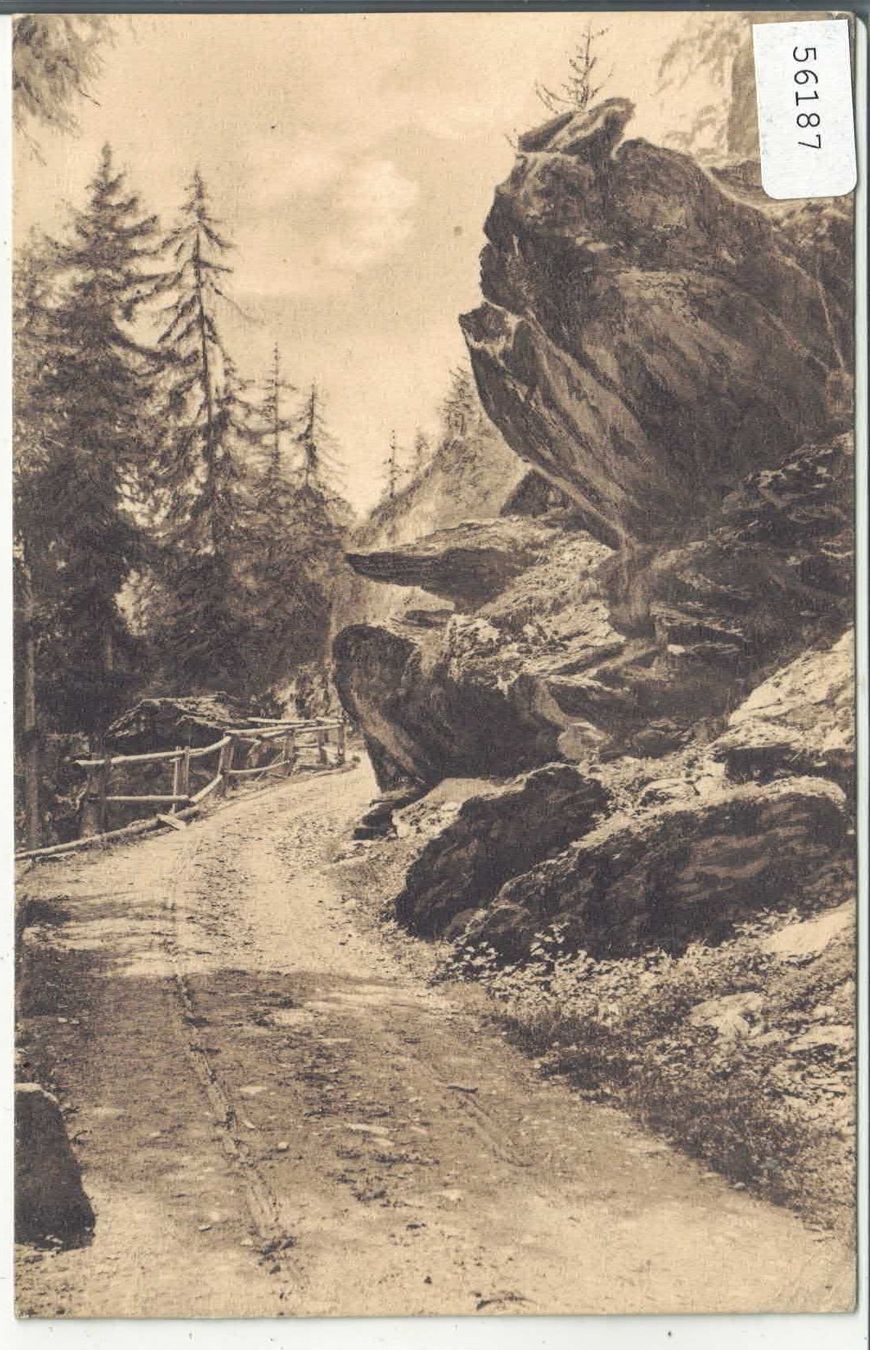 Cartoline postali: Sur la route de Finhaut – Usato da Ettingen venduto da Kartenplanet