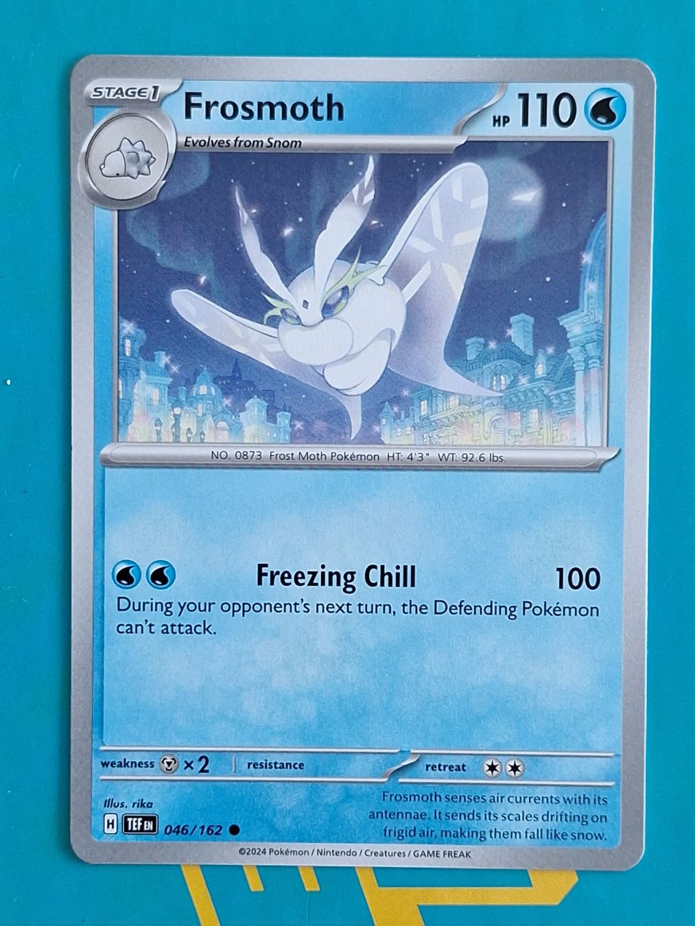 Pokémon Sammelbilder & Trading cards: Frosmoth - Temporal Forces Pokemon - #7.1 – Gebraucht aus Altstätten SG von GGsGameshop