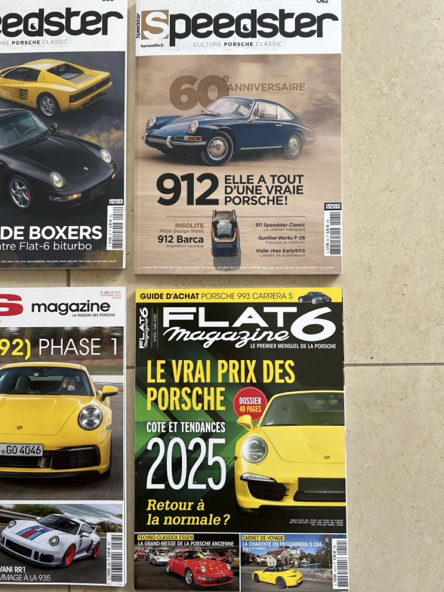 Riviste & Magazine: Porsche Magazine Speedster, Flat6, RS – Nuovo (secondo la descrizione) da Weesen venduto da Elmax1 3