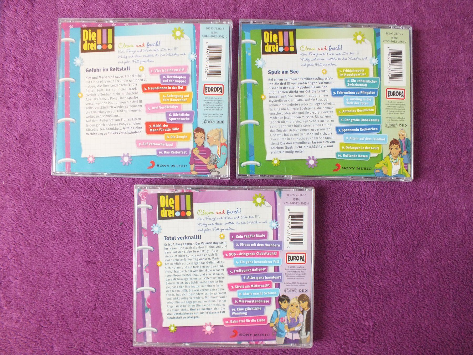 CDs: 7 - Die drei !!! - Hörspiel - CD´s – Gebraucht aus Müllheim Dorf von Seeeule01 2