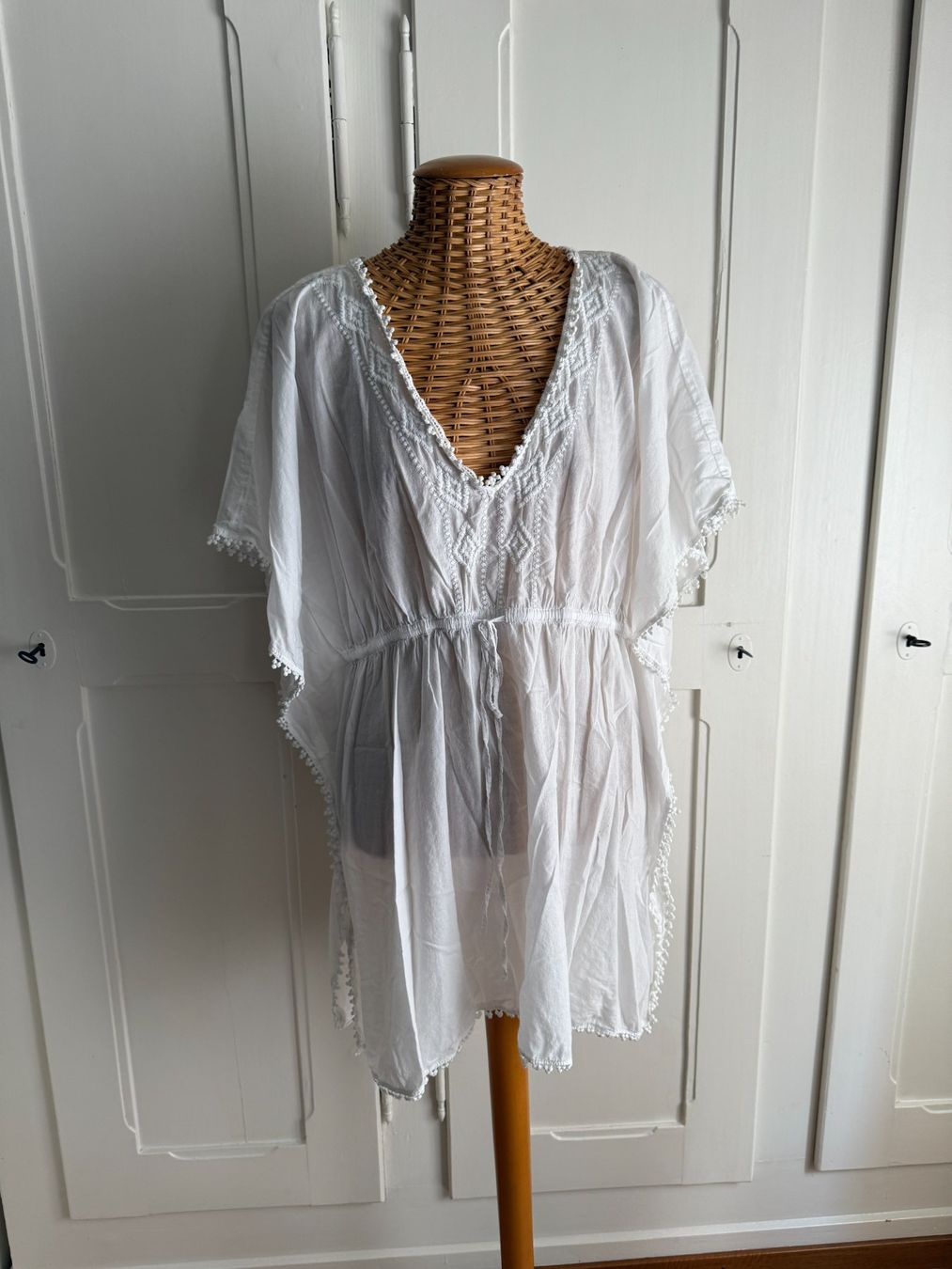Tuniche: OLD NAVY - Hippie Poncho Tunika weiss – Usato da Zürich venduto da Diazaio