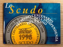 Moneta commemorativa Cantone Ticino "Lo Scudo"