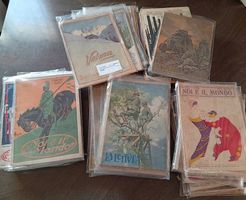 45 riviste inizio 900, molte illustrazioni e pubblicità 