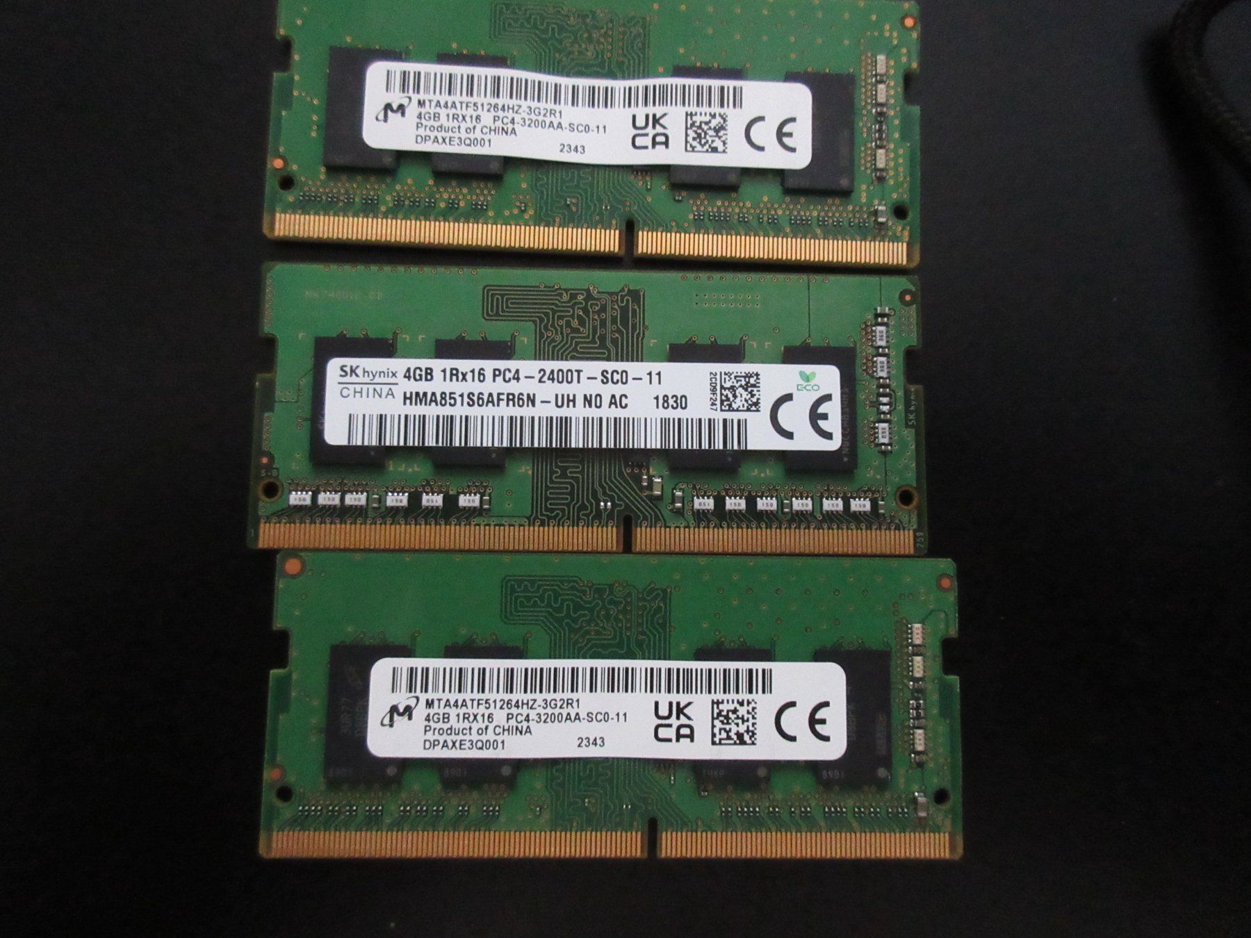 Memoria / RAM: 3x 4Gb DDR 4 Ram – Usato da Daellikon venduto da Ebuffi