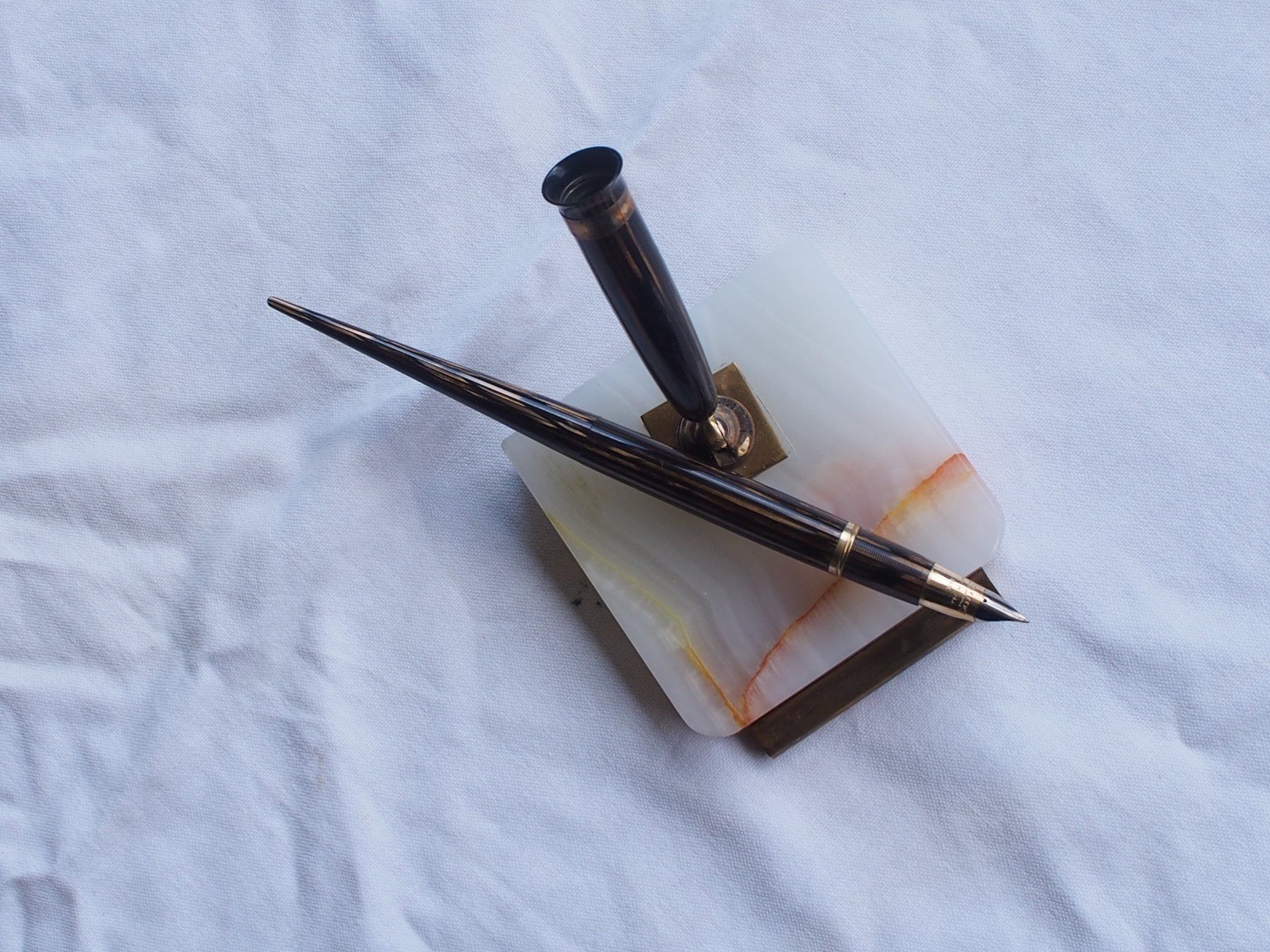 Penna & Evidenziatori: Sheaffer de bureau  belle couleur- 1940 – Usato da Meyrin venduto da SRemka 4