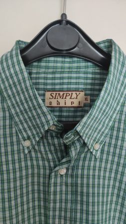Camicia a quadri verdi taglia XL SIMPLY shirt