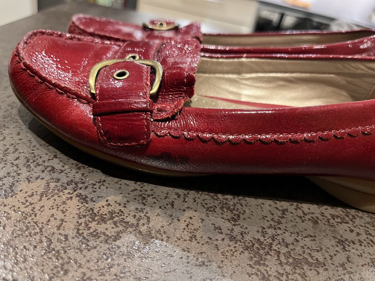 Gabor Scarpe da donna: Rote Gabor Mokassins, Echtleder, Gr. 37 – Usato da Amlikon-Bissegg venduto da Rahelbr5 1