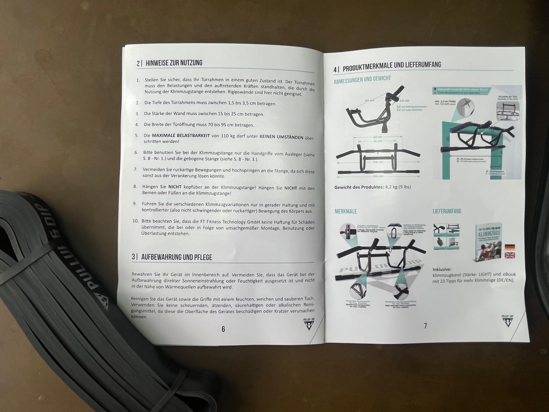 Altri accessori: Pull-up Bar, Klimmzugstange Türe – Nuovo (secondo la descrizione) da Ennetbaden venduto da pocahontas74 2