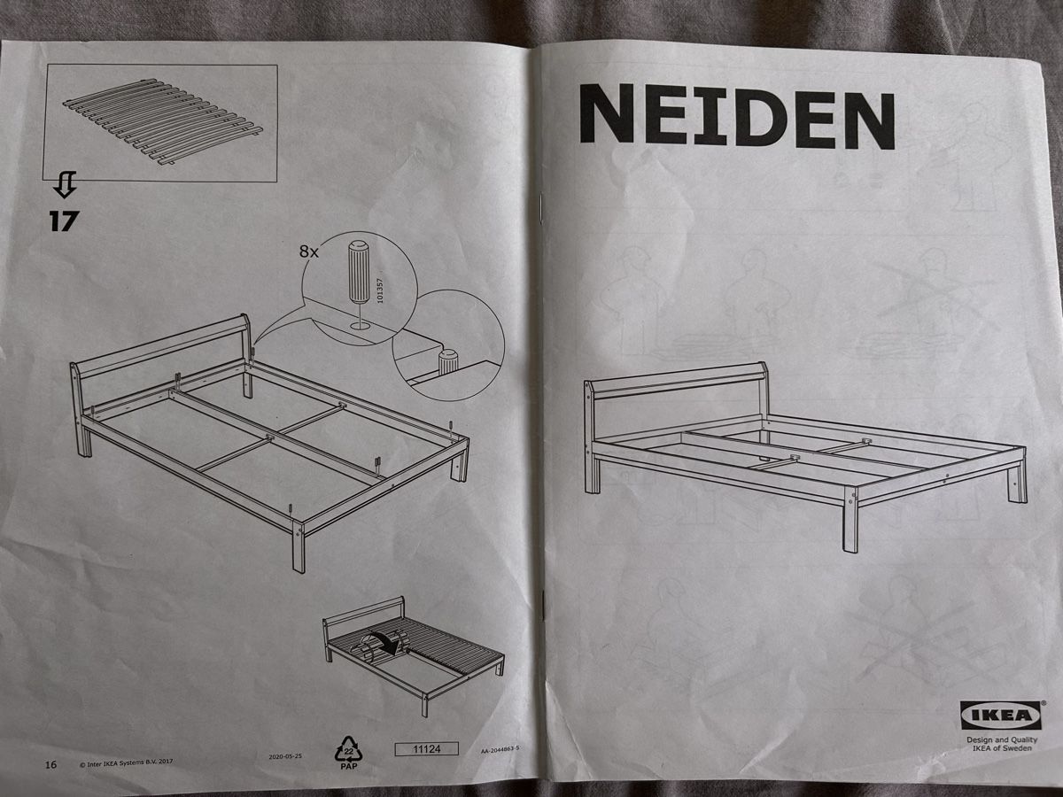 Ikea Betten: Cadre de lit + matelas  – Gebraucht aus Biel/Bienne von lou_nb5y 2