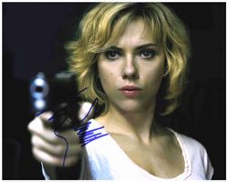 SCARLETT JOHANSSON - (20x25cm) Grossfoto handsigniert COA