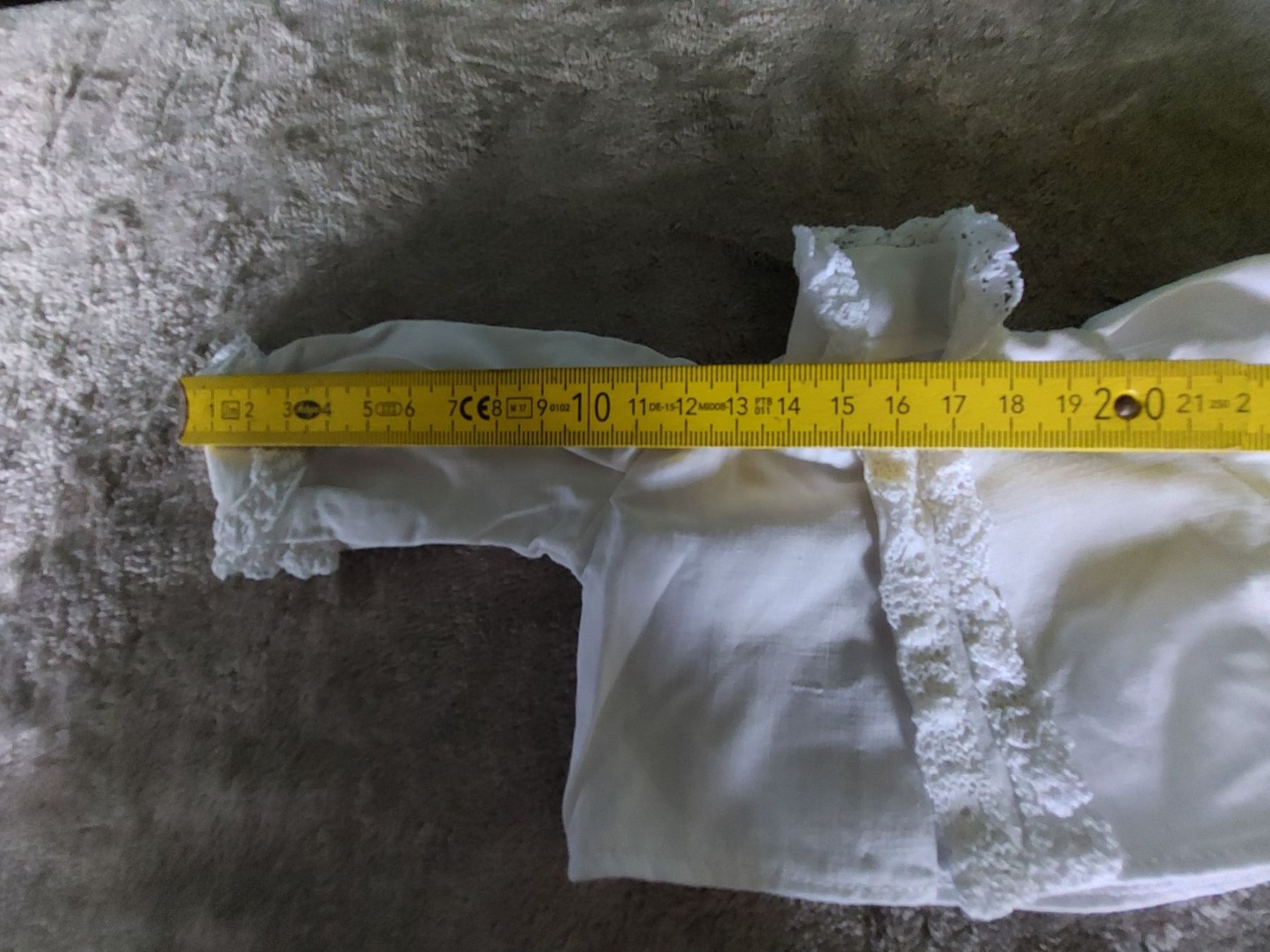 Bambole: Herziges, altes Puppenblüschen mit Spitzen, Baumwolle – Usato da Otelfingen venduto da silver-moon 1