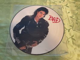 Michael Jackson Bad Picture Disc Vinyl guter Zustand