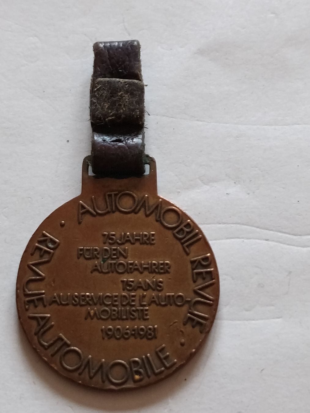 Medaillen: Médaille Automobile Revue 75 ans 1906-1981 oldtimer... – Gebraucht aus Bex von Canouille 2