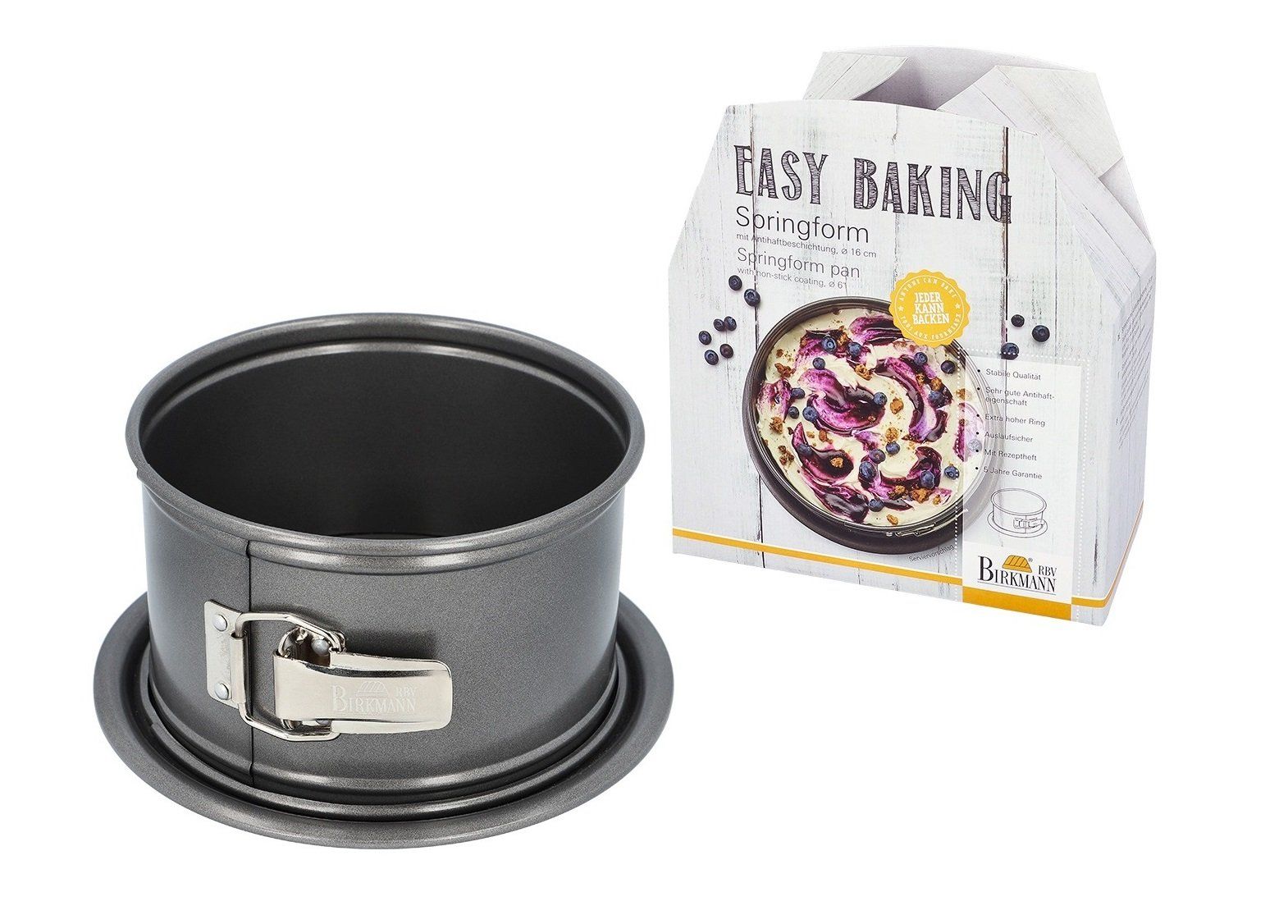 Moules à gâteaux: BIRKMANN EASY Baking Springform 16cm – Neuf avec emballage d'origine à Kägiswil par nick333