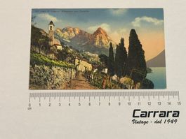 Postkarten Ticino Tessin Albogasio con castello Lugano