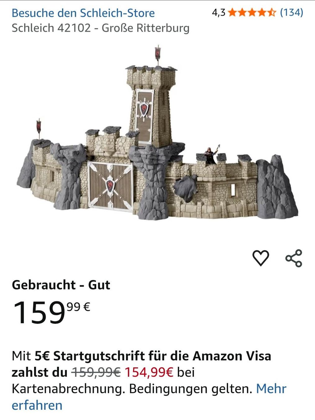 Schleich Statuette: Schleich 42102 Ritterburg – Usato da Root venduto da Little.Fox 2