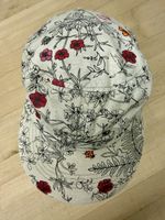Sonnenhut für Mädchen, Gr. 4-6 Jahre, Blumenmuster, Top!