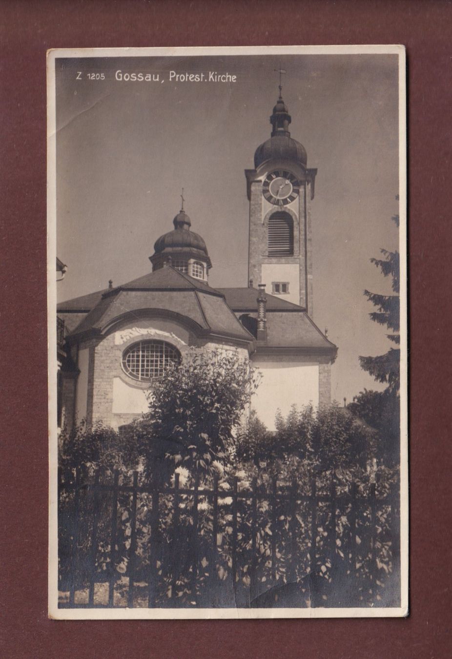 Cartoline postali: GOSSAU - Kirche - 1926 // Falte // – Usato da Pully venduto da nicecards-shop