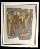 Carigiet Original Lithographie 68/80cm "Resignation" 1967
