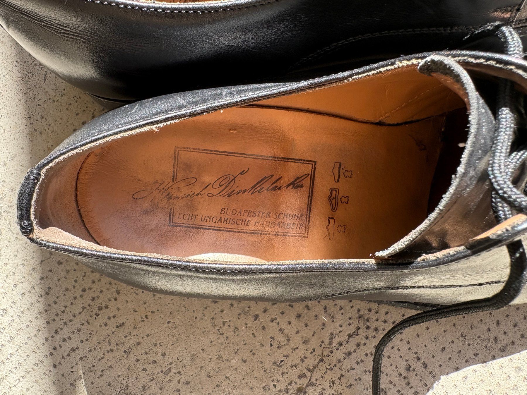 Scarpe da uomo: Herrenschuh aus Budapest – Usato da Basel venduto da giraffe028 1