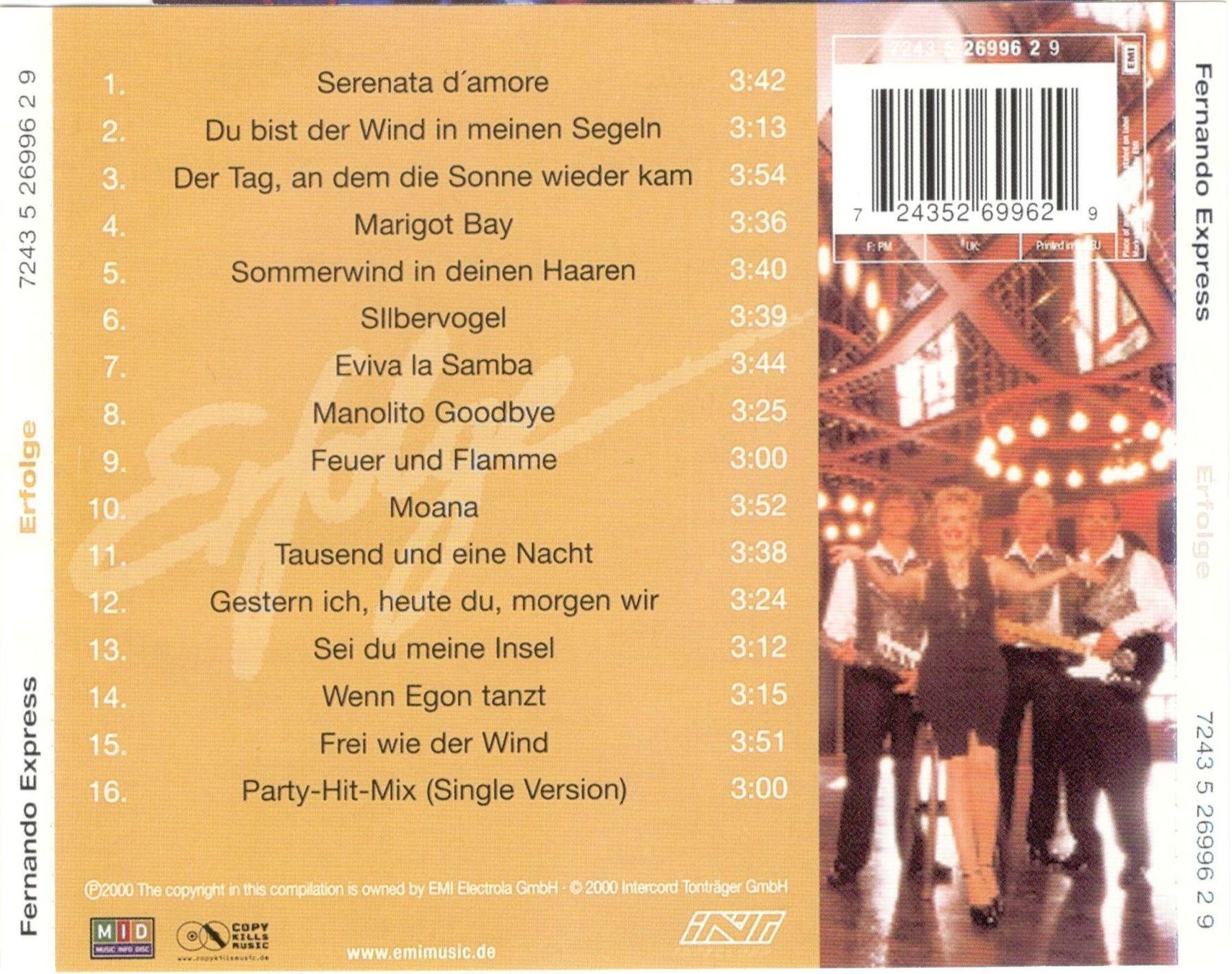 CDs: Fernando Express CD Erfolge – Gebraucht aus St. Margarethen TG von ursk10 1
