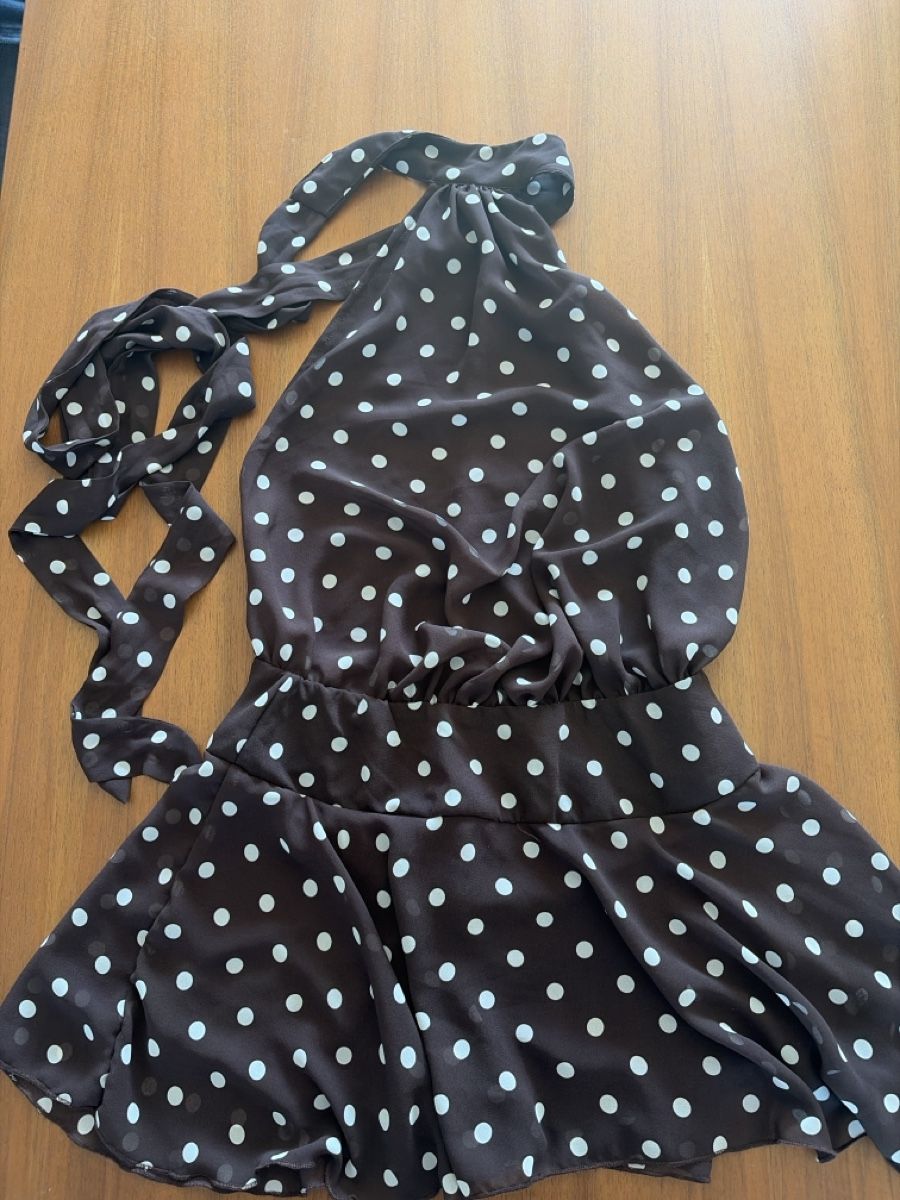 Vestiti: Gepunktetes Kleid – Nuovo (secondo la descrizione) da Dietikon venduto da me9_mh2j