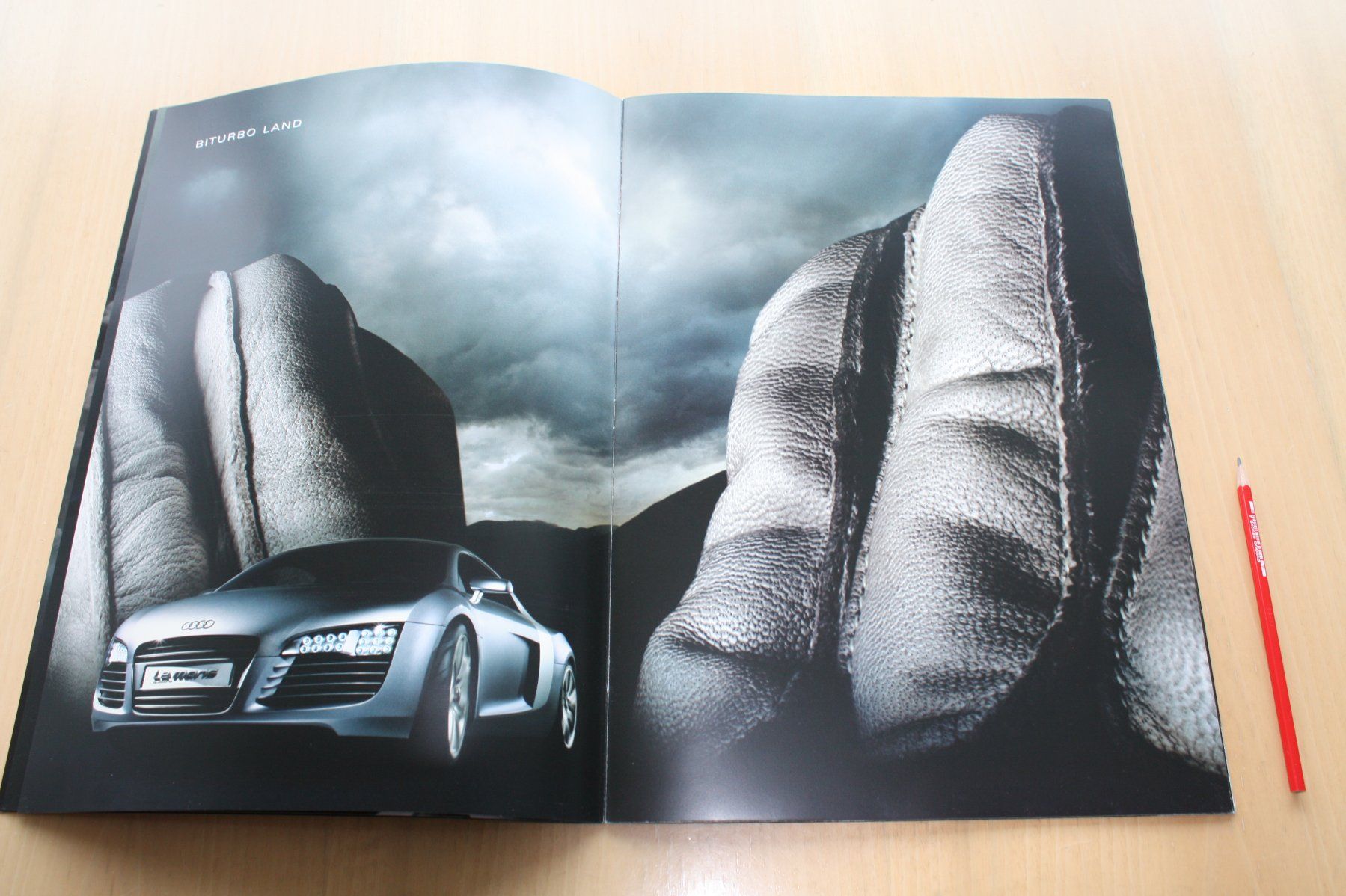 Audi Dokumente: Audi R8 Le Mans Quattro Grossformat Prospekt 9/2003 – Gebraucht aus Wikon von erwin400 2