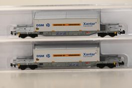 ContainerWagen  2x Bertschi AG Dürrenäsch Xantar OVP