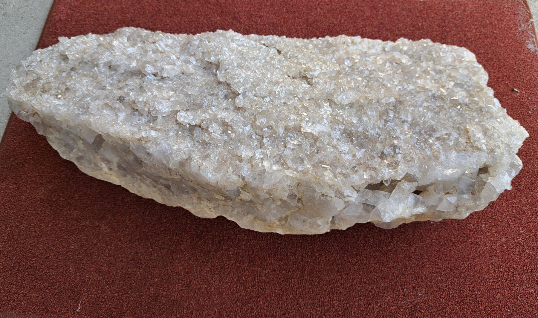 Minerali & Pietre curative: Amas de Quartz / Druse de Cristal de Roche – Usato da Le Locle venduto da Lapidary.Duc 4