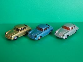 3 x Porsche 356 von Praliné 1/87