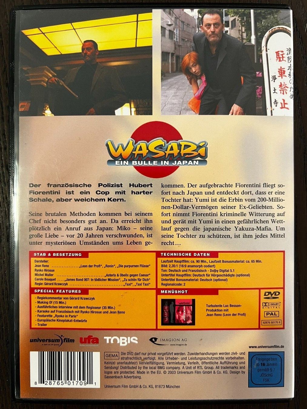 Alle DVDs: Wasabi - Ein Bulle in Japan – Gebraucht aus Zürich von FilmFreunde 1
