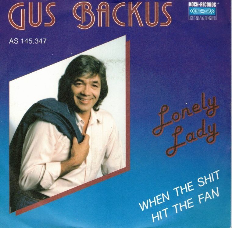 Dischi in vinile: Gus Backus  --  Lonely Lady  Single7 – Usato da Oberwil (Dägerlen) venduto da thealbum