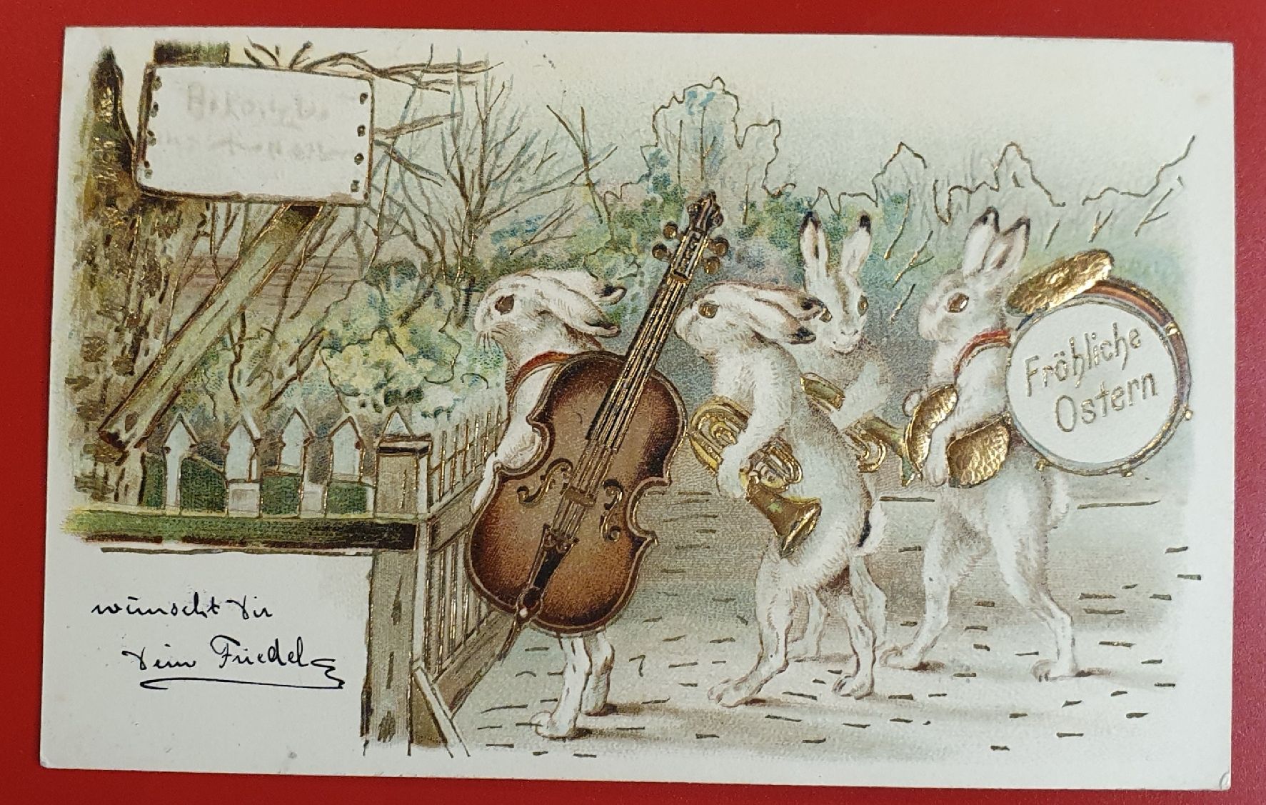 Ansichtskarten: 2er Set Osterkarten 1902 – Gebraucht aus Kreuzlingen von Rschweiz1 2
