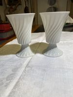 Paire de tasses Haviland, Limoge, Porcelaine Blanche, Déco!