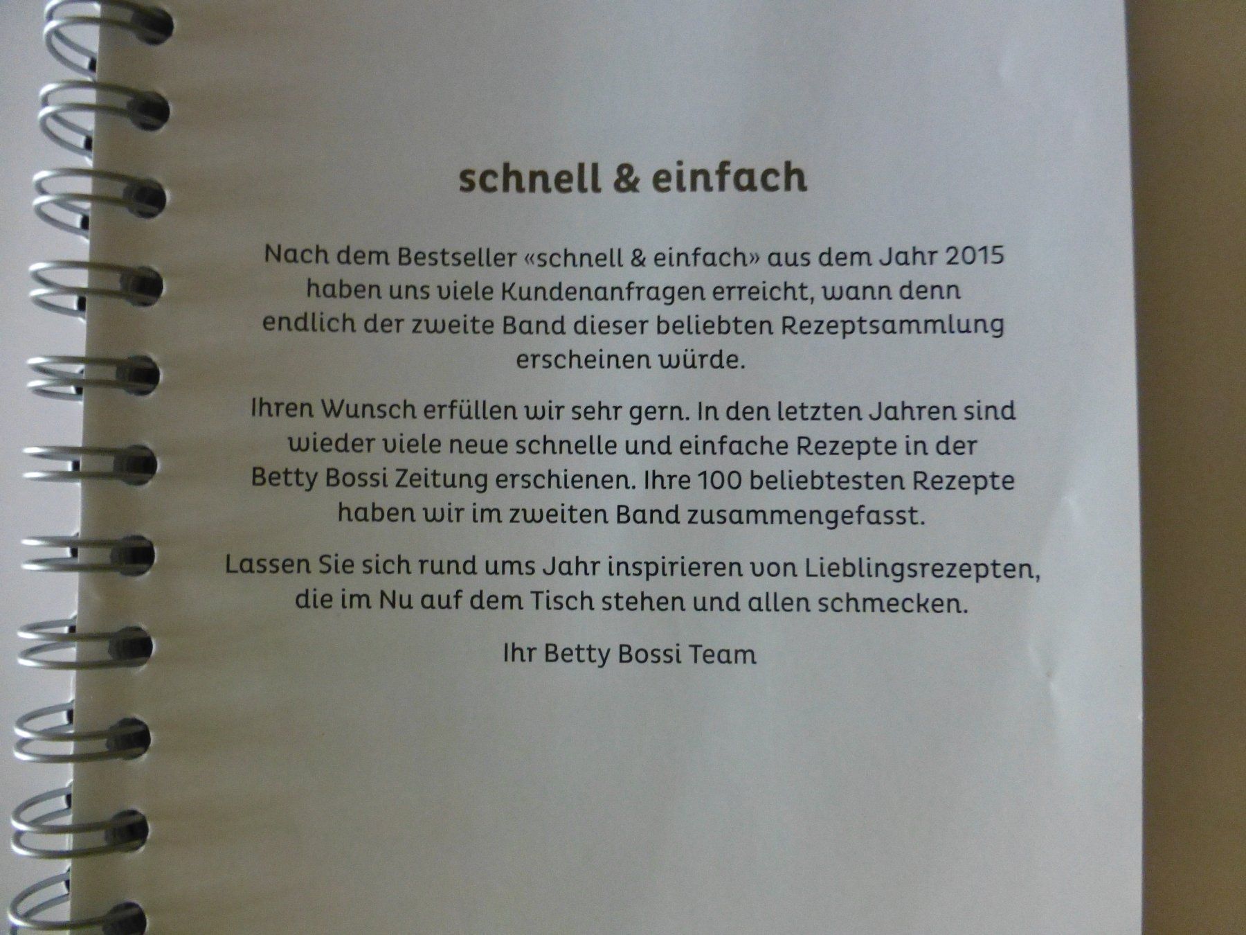 Bücher: Betty Bossi schnell und einfach – Gebraucht aus Gossau SG von tenerife11 9