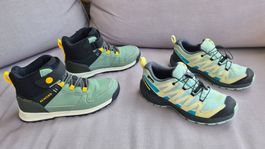 Trekkingschuhe + Winterschuhe (2 Paar), Grösse 36