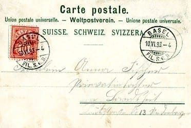 Cartoline postali: Basel, Panorama – Usato da Ottikon b.Kemptth. venduto da Neptun1974 1
