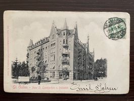 ST. GALLEN Neue St. Leonhardstrasse & Büchelstrasse, 1904