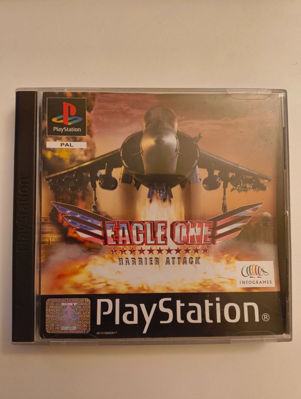 Giochi: Eagle One Harrier Attack PS1 PAL FR complet CIB – Usato da Aigle venduto da argonath1988