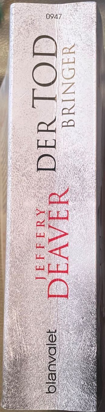 Libri: DER TOD BRINGER - JEFFERY DEAVER - TASCHENBUCH – Usato da Buchs AG venduto da fischli610 2