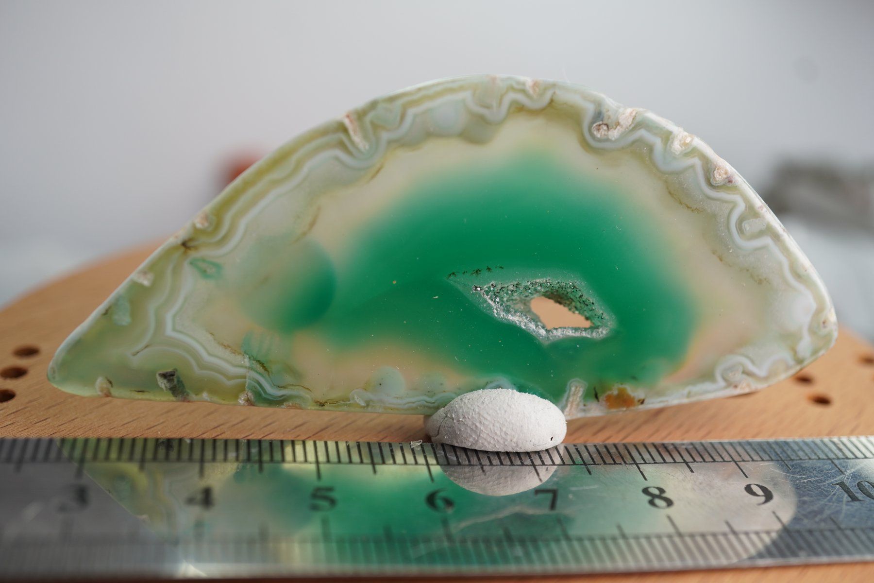 Mineralien & Heilsteine: Achat Scheibe Grün  (Räumung!) – Neu und originalverpackt aus Eschenbach SG von topstone 6