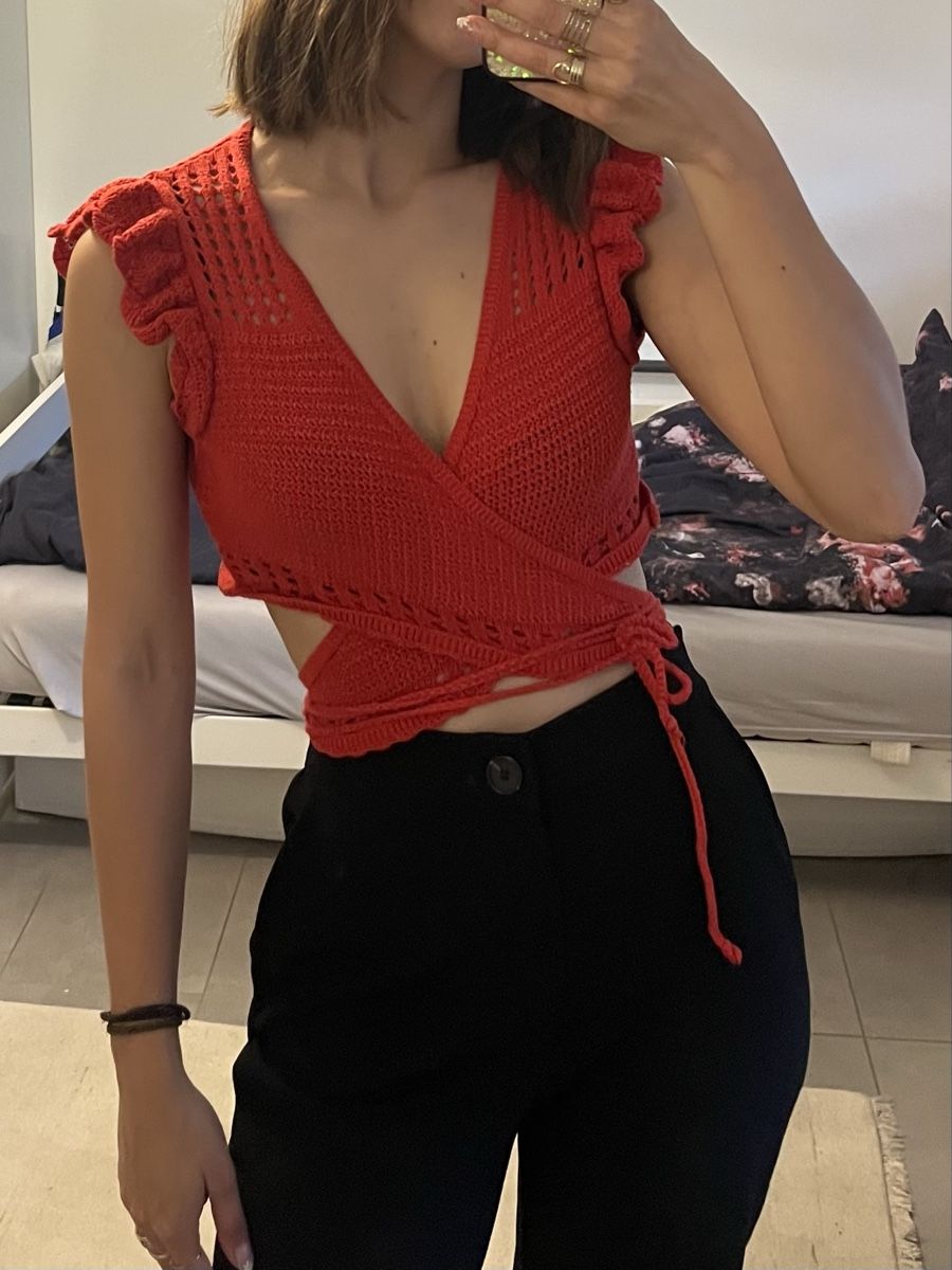 Tally Weijl Top: Haut en crochet taille M – Nuovo (secondo la descrizione) da Aigle venduto da sow_m7gm 3
