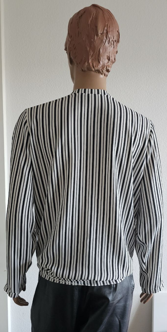 Primark Camicette: Schicke Bluse mit Streifenmuster, Gr. 46 Primark – Usato da Basel venduto da Mazzo84 2
