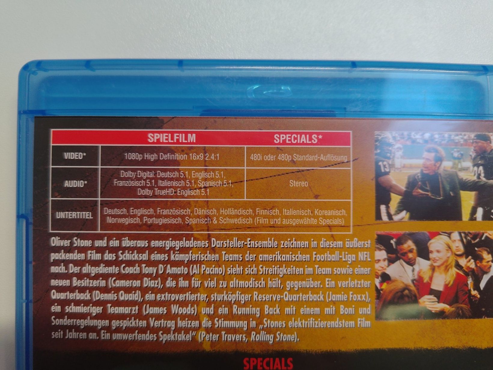 Alle DVDs: An jedem verdammten Sonntag – Gebraucht aus Liestal von Kratzilla 3