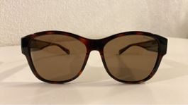 Sonnenbrille, Überbrille Polaroid Damen Schildpatt-Look