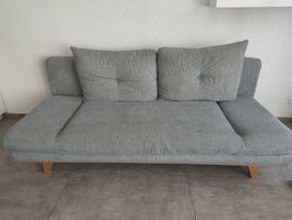 Bettsofa Gutmann Factory jjensblau mit Gebrauchsspuren
